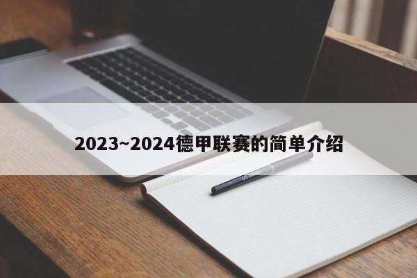 2023～2024德甲联赛的简单介绍